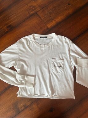 Like New Brandy Melville Long Sleeve Shark Tee